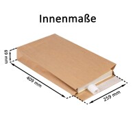 Papier-Versandtasche 410x260x70mm