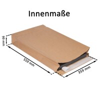 Papier-Versandtasche 56x36x10 cm