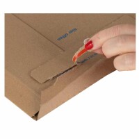 Karton-Versandtasche 410x290 mm Höhenvariabel bis 30 mm