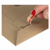 Papp-Versandtasche 455x320 mm Höhenvariabel bis 25 mm Umschlag aus Vollpappe