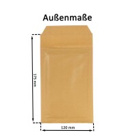 Luftpolsterumschlag 100x165 mm braun - Luftpolster-Versandtasche A/1