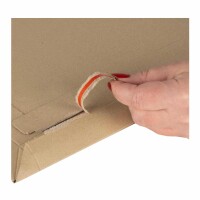 Papp-Versandtasche 250x175 mm Höhenvariabel bis 25 mm Maxibrief- & Großbrief-Umschlag Vollpappe