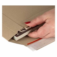 Papp-Versandtasche 270x215 mm Höhenvariabel bis 25 mm Maxibrief- & Großbrief-Umschlag Vollpappe
