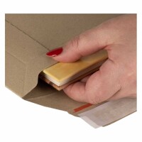 Papp-Versandtasche 353x250 mm Höhenvariabel bis 25 mm Maxibrief- & Großbrief-Umschlag Vollpappe