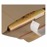 Papp-Versandtasche 353x250 mm Höhenvariabel bis 25 mm Maxibrief- & Großbrief-Umschlag Vollpappe