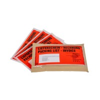 Lieferscheintaschen DIN Lang 1000er Pack mehrsprachig selbstklebend