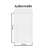Luftpolsterumschlag 100x165 mm weiß - Luftpolster-Versandtasche A/1