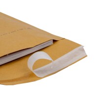 Luftpolsterumschlag 120x215 mm braun - Luftpolster-Versandtasche B/2