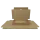 Maxibrief-Karton 320x230x50 mm braun DIN A4