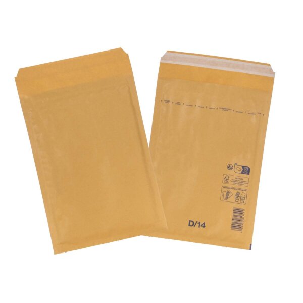 Luftpolsterumschlag 180x265 mm braun - Luftpolster-Versandtasche D/4