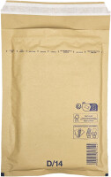 Luftpolsterumschlag 180x265 mm braun - Luftpolster-Versandtasche D/4