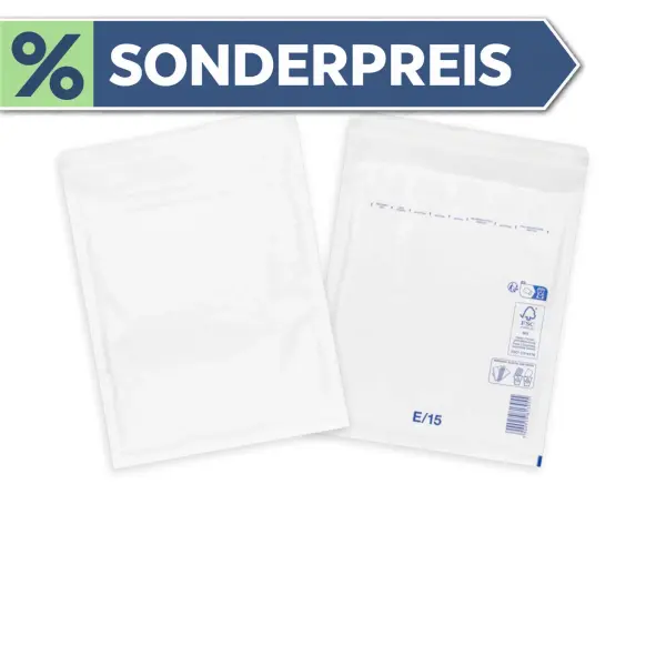 Luftpolsterumschlag 265x220 mm weiß - Luftpolster-Versandtasche E/5