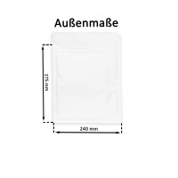 Luftpolsterumschlag 220x265 mm weiß - Luftpolster-Versandtasche E/5