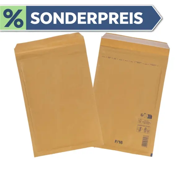 Luftpolsterumschlag 340x220 mm braun - Luftpolster-Versandtasche F/6