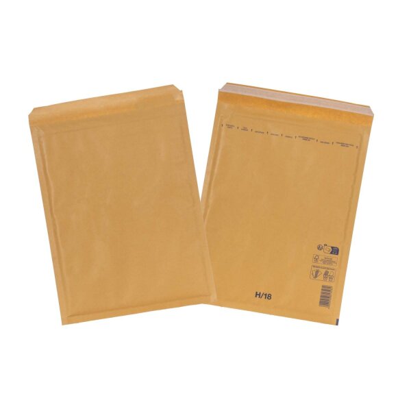 Luftpolsterumschlag 270x360 mm braun - Luftpolster-Versandtasche H/8