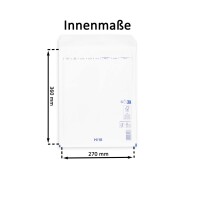 Luftpolsterumschlag 270x360 mm weiß - Luftpolster-Versandtasche H/8