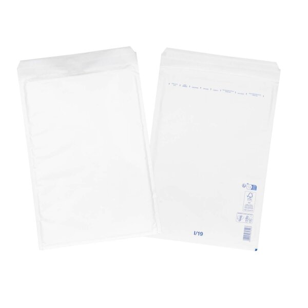 Luftpolsterumschlag 300x445 mm weiß - Luftpolster-Versandtasche I/9