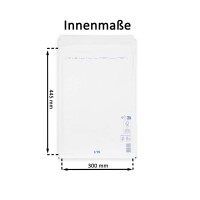 Luftpolsterumschlag 300x445 mm weiß - Luftpolster-Versandtasche I/9