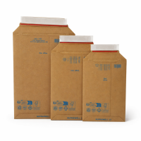 Karton-Versandtasche 250x175 mm variable bis 60 mm Höhe Maxibrief- & Großbrief-Umschlag Wellpappe