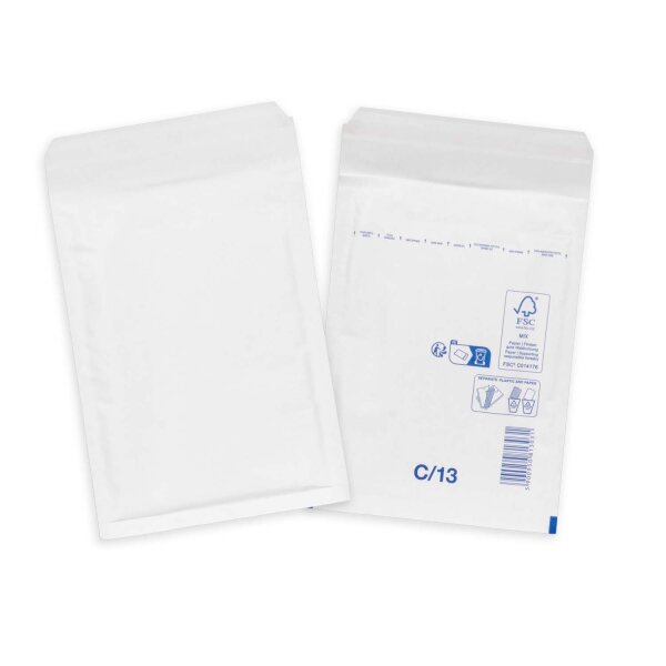 Luftpolsterumschlag 150x215 mm weiß - Luftpolster-Versandtasche C/3