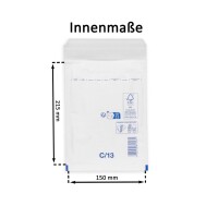 Luftpolsterumschlag 150x215 mm weiß - Luftpolster-Versandtasche C/3