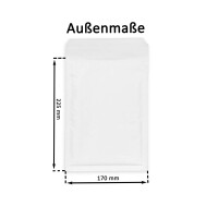 Luftpolsterumschlag 150x215 mm weiß - Luftpolster-Versandtasche C/3