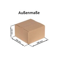 Karton 19x19x11 cm - Versandkarton 190x190x110 mm