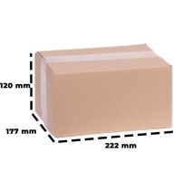 Karton 21x17x11 cm - Versandkarton 217x172x110 mm