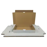 Maxibrief-Karton 320x230x50 mm weiß DIN A4