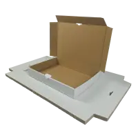 Maxibrief-Karton 320x230x50 mm weiß DIN A4
