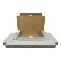 Maxibrief-Karton 320x230x50 mm weiß DIN A4