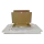 Maxibrief-Karton 320x230x50 mm weiß DIN A4