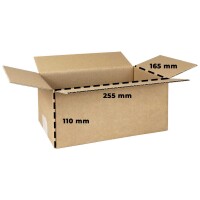 Karton 26x17x12 cm - Versandkarton 255x170x120 mm