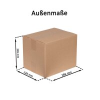 Karton 28x22x22 cm - Versandkarton 280x220x220 mm