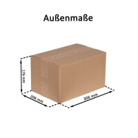 Karton 30x20x17 cm - Versandkarton 300x200x170 mm