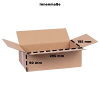 Karton 30x20x10 cm - Versandkarton 300x200x100 mm