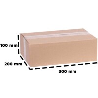 Karton 30x20x10 cm - Versandkarton 300x200x100 mm