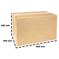 Karton 30x20x20 cm - Versandkarton 300x200x200 mm