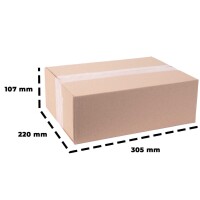 DIN A4 Karton 10 cm hoch - Versandkarton DIN A4