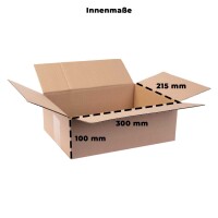 DIN A4 Karton 10 cm hoch - Versandkarton DIN A4