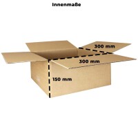 Karton 30x30x15 cm - Versandkarton 300x300x150 mm