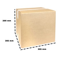 Karton 30x30x30 cm - Versandkarton 300x300x300 mm