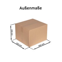 Karton 34x32x24 cm - Versandkarton 340x320x240 mm