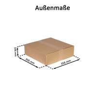 Karton 35x35x10 cm - Versandkarton 350x350x100 mm