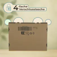 Großbrief-Karton 35x25x2 cm braun DIN A4 Faltschachtel