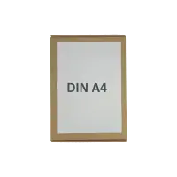 Großbrief-Karton 35x25x2 cm braun DIN A4 Faltschachtel
