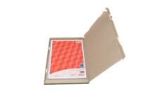 Großbrief-Karton 35x25x2 cm braun DIN A4 Faltschachtel