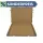Großbrief-Karton 35x25x2 cm braun DIN A4 Faltschachtel