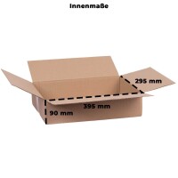 Karton 40x30x10 cm - Versandkarton 400x300x100 mm