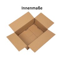 Karton 40x30x15 cm - Versandkarton 400x300x150 mm